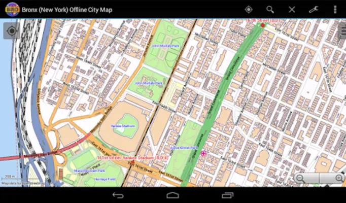 Bronx Map android App screenshot 0