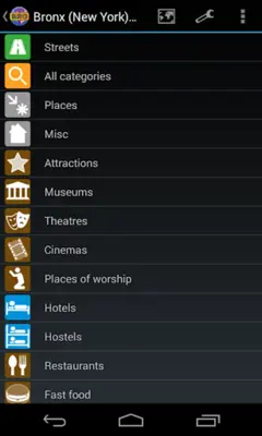 Bronx Map android App screenshot 13