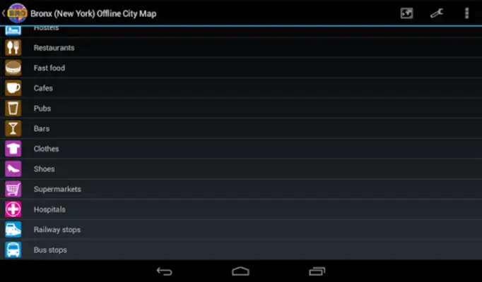 Bronx Map android App screenshot 4