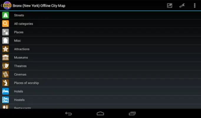 Bronx Map android App screenshot 5